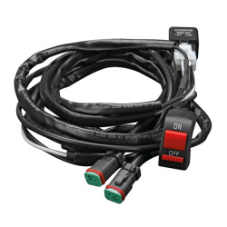 high beam Lampa cable + switch 12v for 2 spots universal 91725
