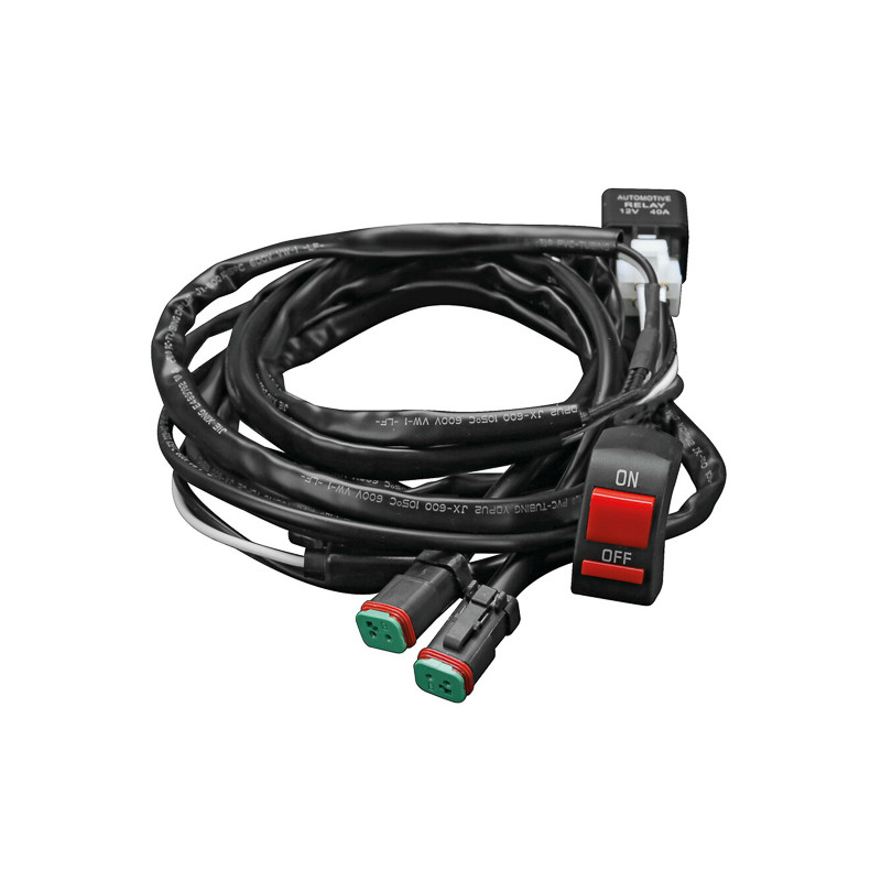 verstraler lampa kabel + schakelaar 12v voor 2 spots universeel 91725