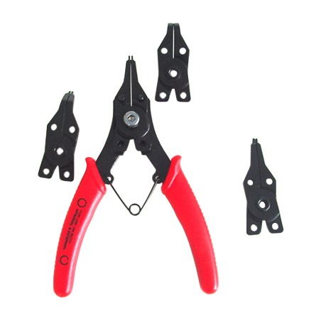 gereedschap borgveertang + 4 koppen