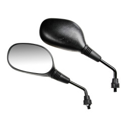 spiegelset lampa universeel e-keur TRAX m10x1.25 zwart motorfiets 90432