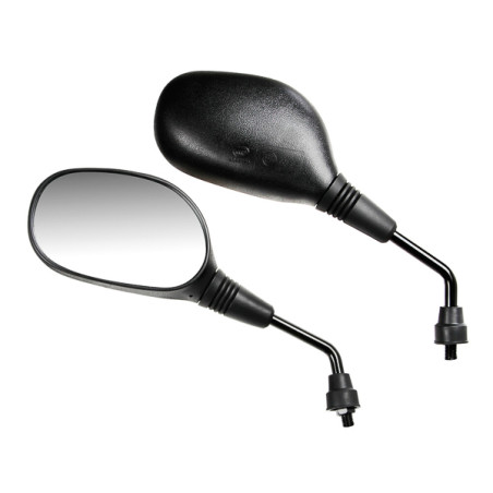 mirror set Lampa universal e-approval TRAX m10x1.25 black motorcycle 90432