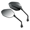 spiegelset lampa e-keur universeel Borg m10x1.25 zwart motorfiets 90486