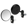 mirror set Lampa bar end universal around black motorcycle, scooter 90491