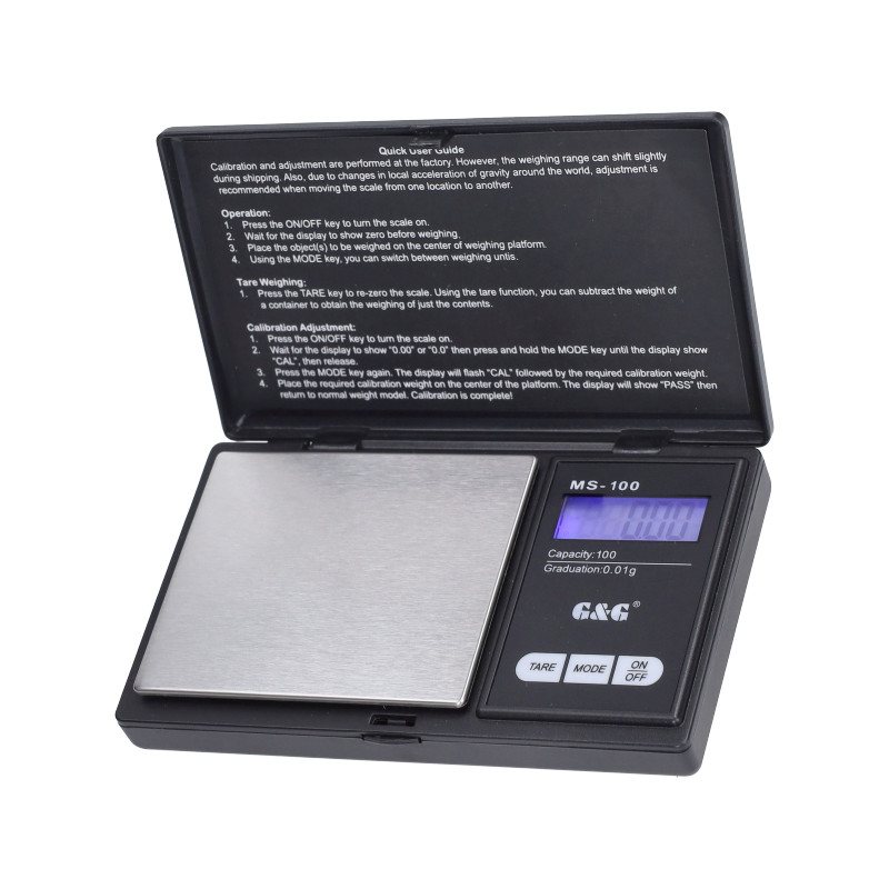 gereedschap weegschaal digitaal variorollen 0.1/100 gr