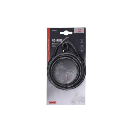cable Lampa lock universal 160cm 6mm anthracite 90611
