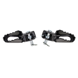 voetsteunset A-kwaliteit zwart dt-mx, honda, mt, yamaha