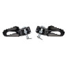 footpeg set A-quality black dt-mx, honda, mt, yamaha