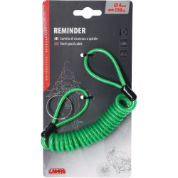 cord Lampa brake disc memory cable 150cm green 90675