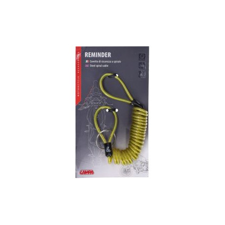 koord lampa schijfrem memory kabel 150cm geel 90674