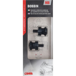 paddock stand lampa adapter voorvork m8x1.25 zwart 90643