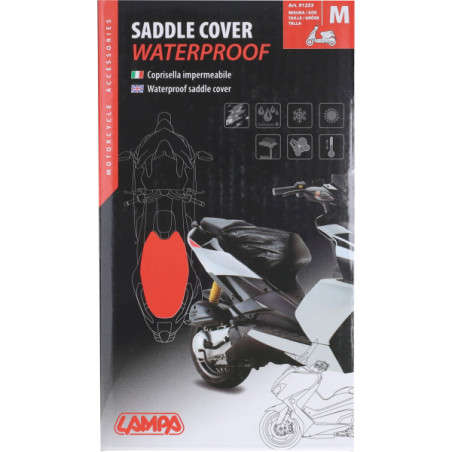 cover Lampa buddyseat waterproof 62x92cm M black 91253