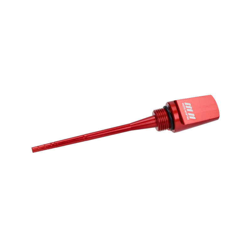 oil dipstick Moto-Nostra aluminium cnc m20 red gts 125cc, gts 250cc, gts 300, gts 310, vespa mn1059rd op op