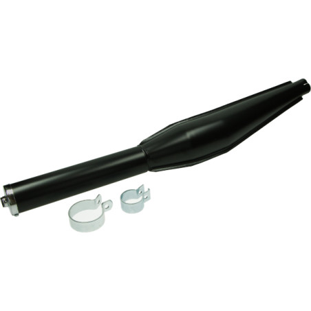 exhaust Jamarcol cross 32mm black kreidler, zundapp