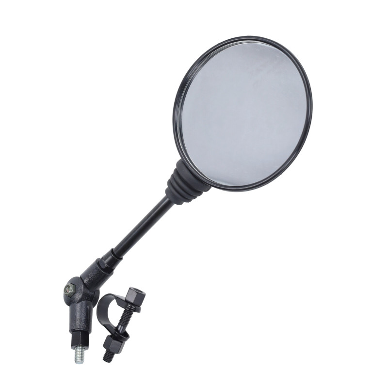 mirror collapsible e-approval foldable homologated left/right m8x1.25 black moped, motorcycle, scooter