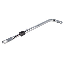 exhaust bracket adjustable (made in EU) chrome universal