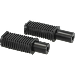 footpeg set (made in EU) honda black wallaroo