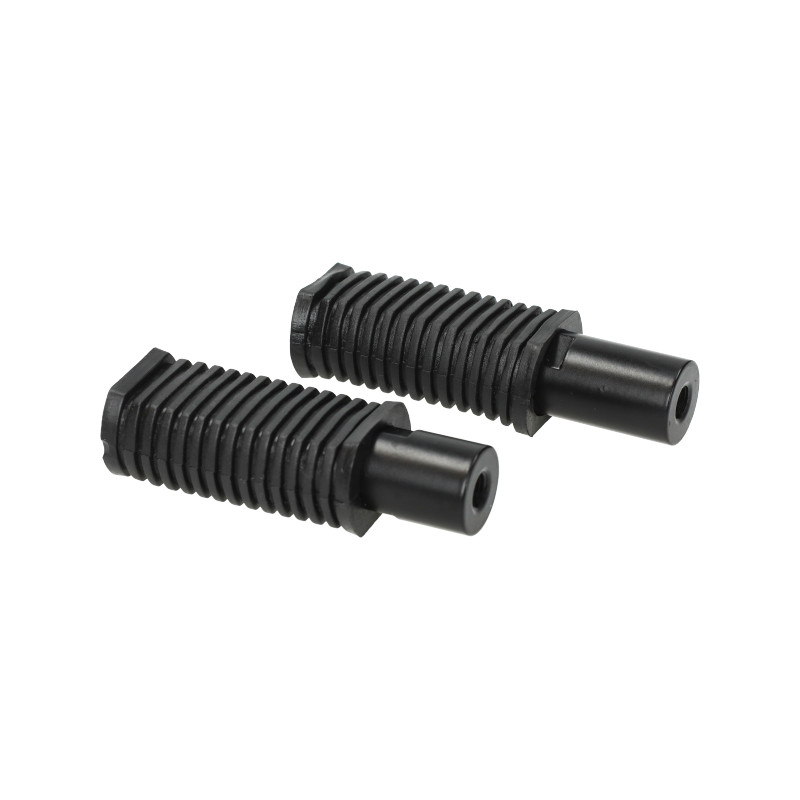 footpeg set (made in EU) honda black wallaroo