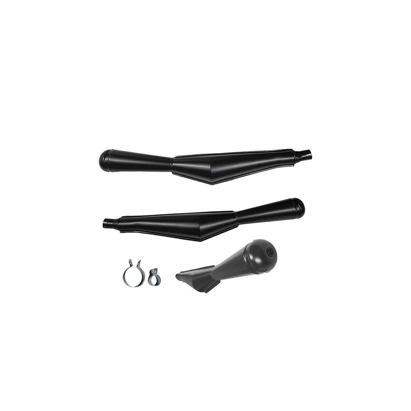 uitlaat jamarcol oldtimer (made in EU) megafoon uni. 32mm zwart