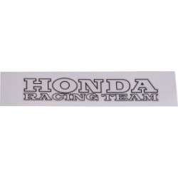 sticker racing team white/black honda