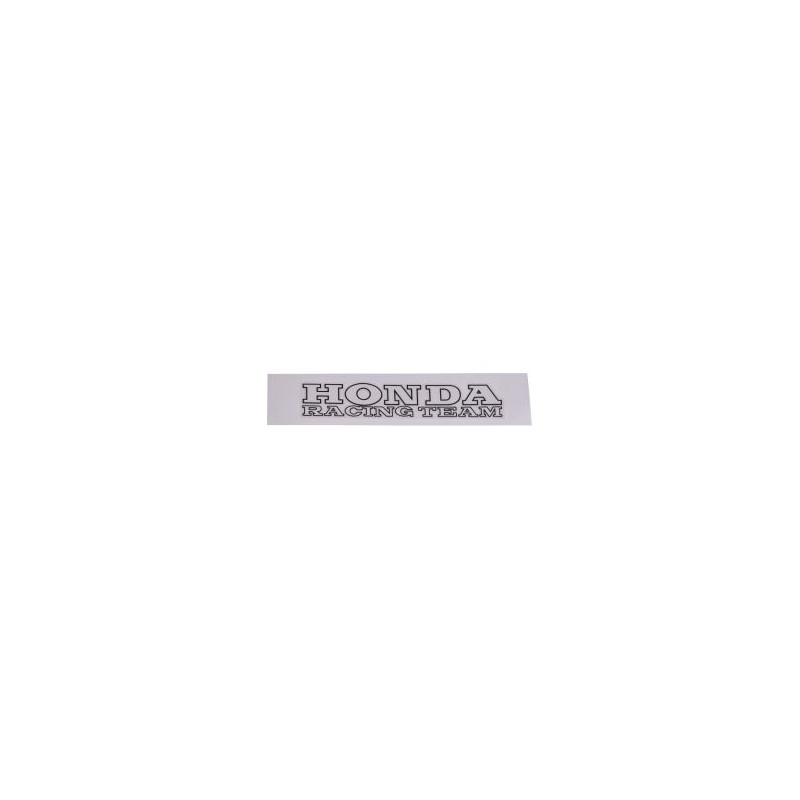 sticker racing team white/black honda