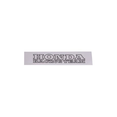 sticker racing team wit/zwart honda