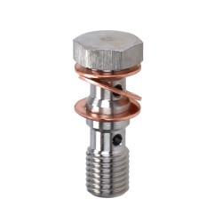 banjoboutset dubbel remhendel/remklauw m10x1.25 lang 38mm