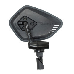 mirror Bumm handlebar mount plastic collapsible left black bike, e-bike, fatbike, Skinny-bike, moped 913-712vlge