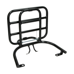 rear carrier Regia foldable (made in EU) (EU) black gloss BTC Riva, china lx/napoli, gts toscana, turbho RL-50, vx50