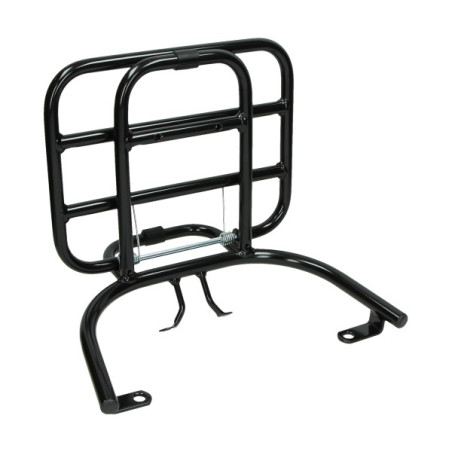 rear carrier Regia foldable (made in EU) (EU) black gloss BTC Riva, china lx/napoli, gts toscana, turbho RL-50, vx50