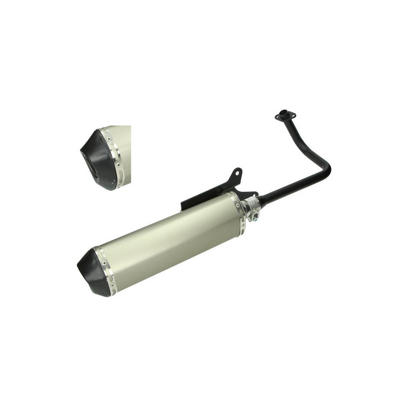exhaust Jamarcol oval (made in EU) (model akrapovic) alu/black agm VX50, BTC Riva, china lx/napoli, gts toscana, La Souris Souri