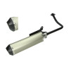 exhaust Jamarcol oval (made in EU) (model akrapovic) alu/black agm VX50, BTC Riva, china lx/napoli, gts toscana, La Souris Souri
