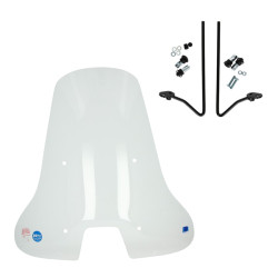 windscherm Regia met bevestigingsset (made in EU) hoog La Souris fly / Agm icon / Roma Summer helder icon