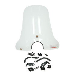 windscherm isotta met bevestigingsset hoog ronde koplamp helder agm VX50, BTC Riva, china lx/napoli, gts toscana