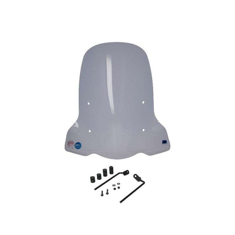 windshield Regia with mounting set high made in EU smoke E2