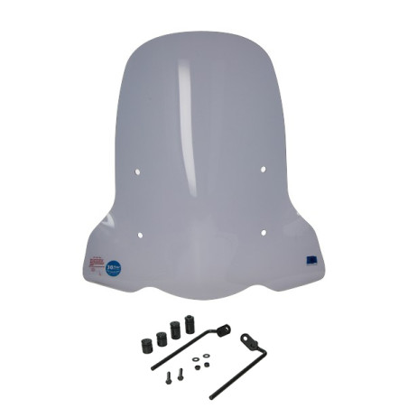 windshield Regia with mounting set high made in EU smoke E2