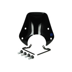 windshield Regia headlight spoiler low black agm Goccia GEV1000