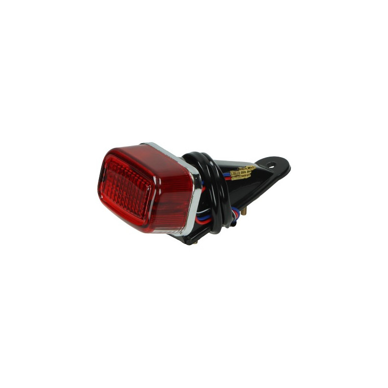 tail light DMP trial universal black moped, motorcycle