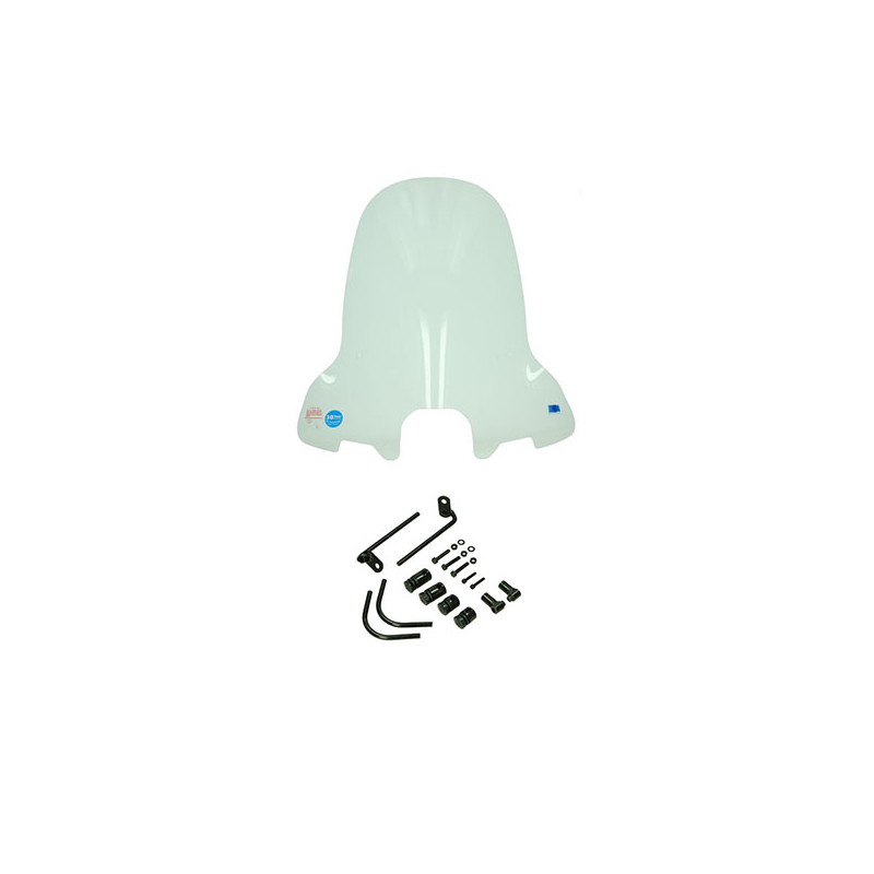 windscherm Regia met bevestigingsset (made in EU) helder AGM Supreme, BTC insetto, nipponia elegance