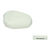 saddle cover Xtreme + foam honda white/carbon camino