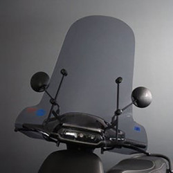 windshield Regia with mounting set (made in EU) high smoke horwin EK-1