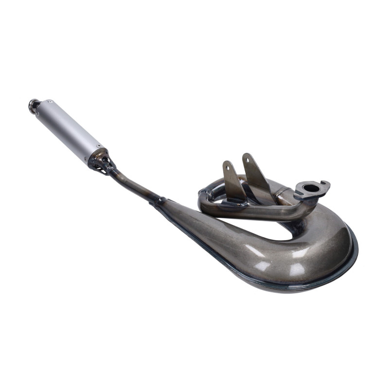 uitlaat tecno circuit flens peugeot blank/alu 103