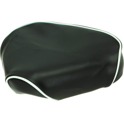 saddle cover Xtreme Honda white stripe black camino