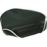 saddle cover Xtreme Honda white stripe black camino