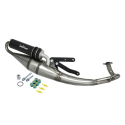 uitlaat Leovince 2t hand made TT zwart jet force, kisbee 2t, ludix, speedfight 3, speedfight 4 4059b