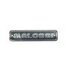 plaatje malossi uitlaat aluminium 35x150mm 3314136b