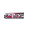 embleem malossi uitlaat universeel 35x119mm chroom/alu 3314869b