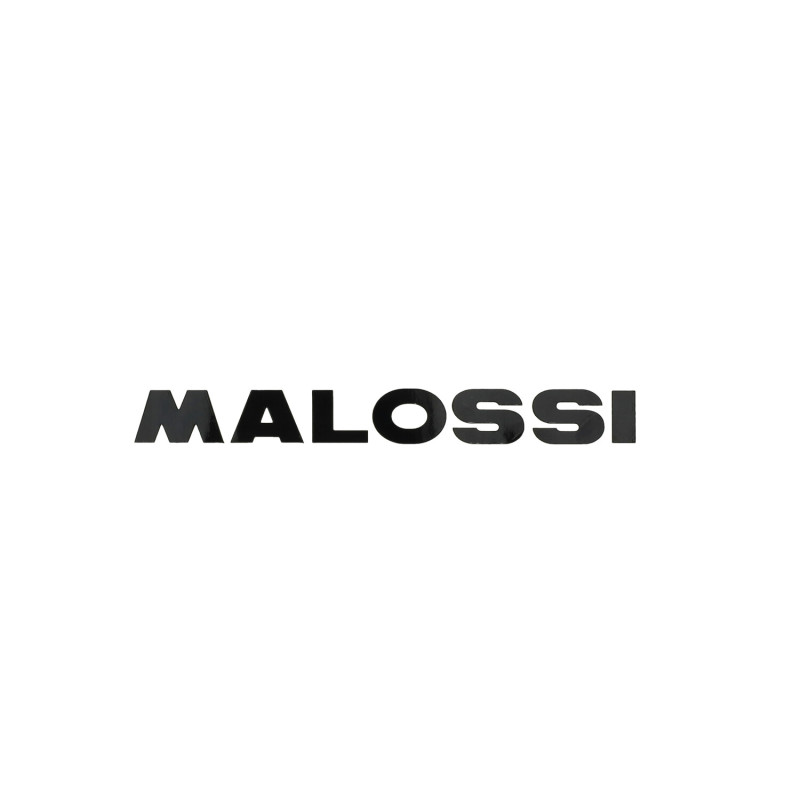 sticker malossi woord [malossi] 14cm zwart 339776