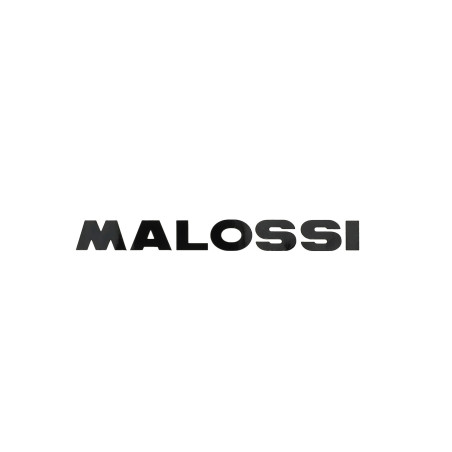 sticker Malossi word [malossi] 14cm black 339776