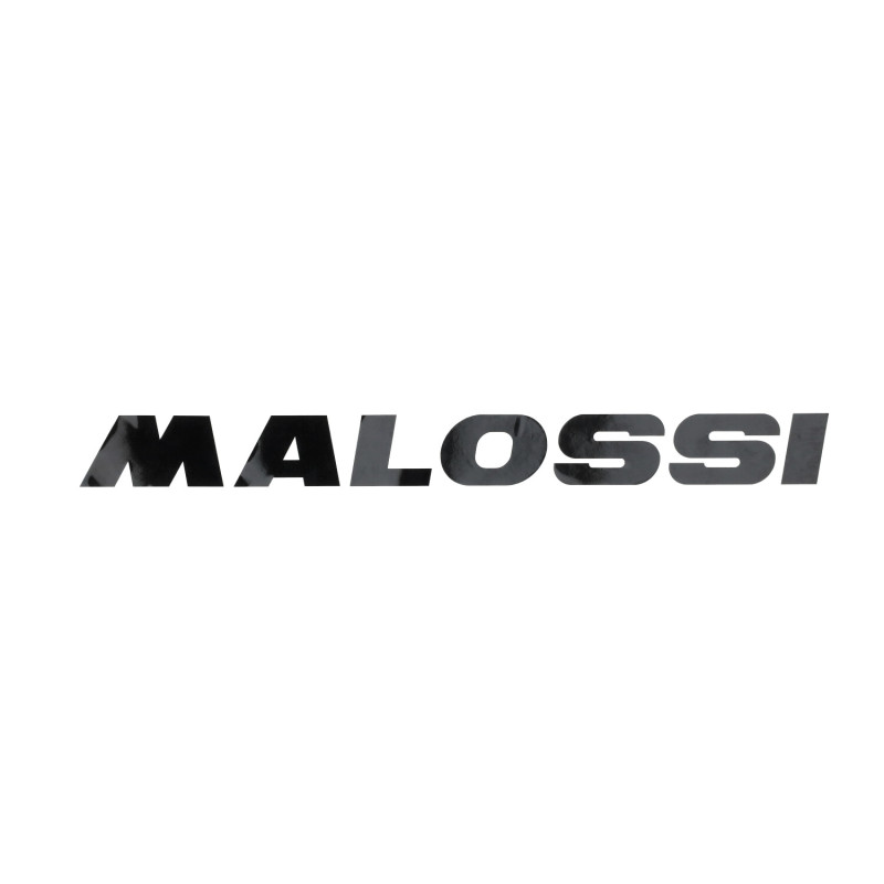 sticker malossi woord [malossi] 39cm zwart 337505.b0
