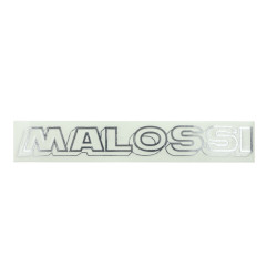 sticker malossi woord [malossi] 22cm chroom 3311439x